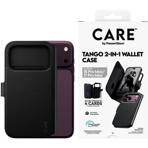PanzerGlass CARE Apple iPhone 18 Pro Max / 17 Pro Max fekete MagSafe tok - Tango 2in1 Wallet kép