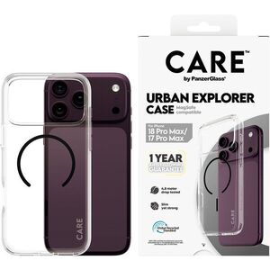 PanzerGlass CARE Apple iPhone 18 Pro Max / 17 Pro Max Urban átlátszó/fekete MagSafe tok kép