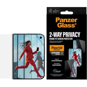 PanzerGlass Privacy Apple iPhone Fold üvegfólia + felhelyező keret (sub-screen) kép
