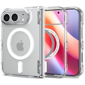 Spigen Ultra Hybrid Pro iPhone 18 Fold MagSafe tok - Clear White kép