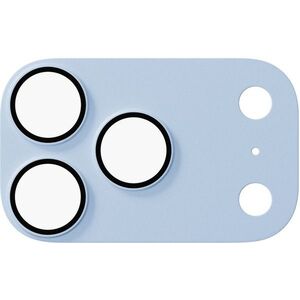 Epico Aluminium AntiReflective Lens & Island Protector iPhone 18 Pro kameravédő fólia - világoskék + applikátor kép