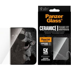 PanzerGlass Ceramic II Apple iPhone Fold üvegfólia + felhelyező keret (sub-screen) kép