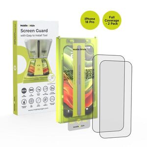 Mobile Origin Screen Guard Full Coverage iPhone 18 Pro üvegfólia - 2 db + Easy Applicator kép