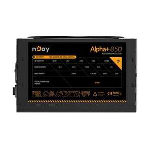 NJOY Tápegység 850W - Alpha+ 850 (80 Plus Gold, Moduláris, Aktív... kép