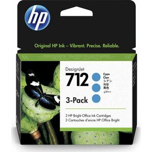 HP DesignJet 712 Cian Tintapatron - 3-as Csomag kép