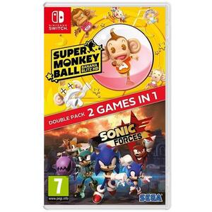 Double Pack: Sonic Forces + Super Monkey Ball Banana Blitz HD (Switch) kép
