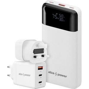 AlzaPower Travel Buddy UK, fehér kép