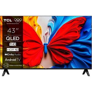 TCL 43S5K 109, 2 cm (43") Full HD Smart Wi-Fi Fekete Televízió kép