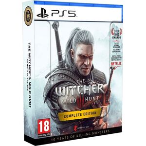 The Witcher 3: Wild Hunt - Complete Edition + 10th Anniversary Steelbook - PS5 kép