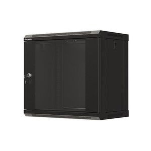 Lanberg 19" fali rack szekrény 9U/540X350 üvegajtó lapraszer... kép