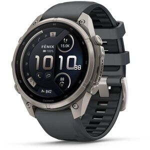 Garmin Fenix 9 Pro 47mm AMOLED inReach Titanium Graphite/Black kép