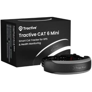Tractive CAT 6 Mini GPS nyomkövető macskáknak egészségfigyelővel és nyakörvvel, Fekete kép