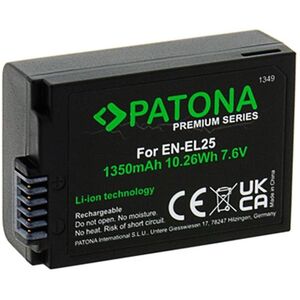 PATONA Nikon EN-EL25 kompatibilis, 1280 mAh, Li-Ion Premium Z50 / Z fc kép