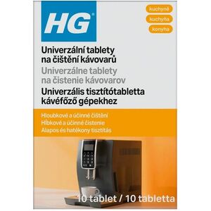 HG Univerzális kávégép tisztító tabletta, 10 db kép