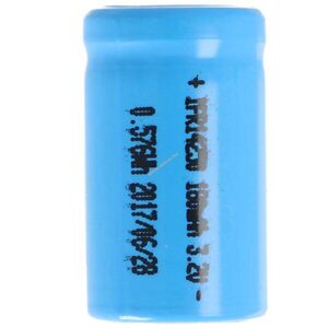 Helyettesítő akku IFR14250 3, 2V 180mAh 14, 2x25, 2mm lapos plusz pólus napelemes LiFePO4 kép