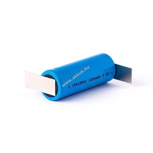 EIZfan IFR 18500 akku 3, 2V 1200mAh napelemes LiFePO4 kép