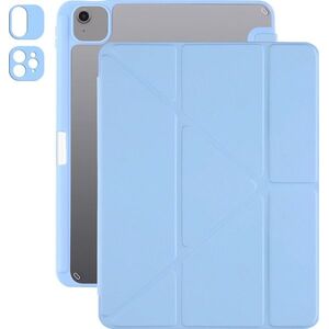 AlzaGuard Clear Flip Case, iPad Air 11" (M2-M4)/iPad Pro 11"(2018-2022) és Pencil - világoskék kép