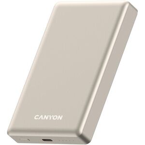 Canyon PB-510, 10000 mAh, Slim, Magsafe, PD 20W, beige kép