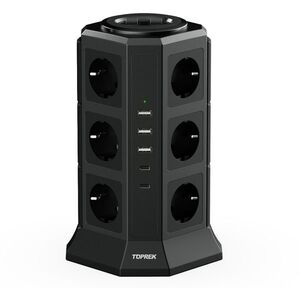 Toprek USB Vertical Power Strip TP-VA5U12E-PD kép