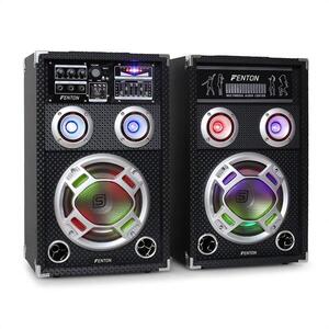 Skytec KA-08 aktív PA karaoké hangfal szett, 600W kép