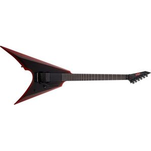 ESP LTD Arrow Black Metal II Black Red Burst Satin kép