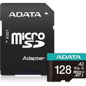 Adata AUSDX128GUI3V30SA1-RA1 memóriakártya MicroSDXC 128GB + Adap... kép
