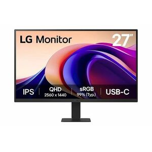 LG 27" 27U631A-B.AEUQ QHD IPS 100Hz HDMI/USB-C monitor (27U6... kép