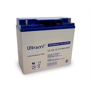 Ultracell UL UC18-12 12V 18Ah menetes M5 VdS ólom akku kép