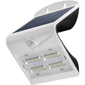 Goobay LED napelemes fali lámpa mozgásérzékelővel 3, 2W fehér IP65 120° kép