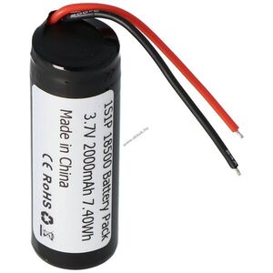 Keeppower 18500 3, 6V 2000mAh akku BMS védelemmel Li-Ion kép