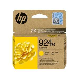 HP 4K0U9NE Tintapatron Yellow 800 oldal kapacitás No.924e EvoMore kép