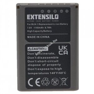 Helyettesítő EXTENSILO akku Olympus típus PS-BLN1 1140mAh kép