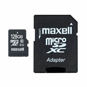 Maxell Micro SDXC memóriakártya adapterrel, 128GB, Class 10 kép