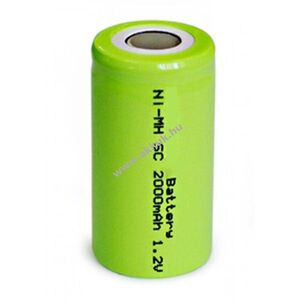 OEM SC 2000mAh 1.2V NiMH High Power Sub-C akkucella kép