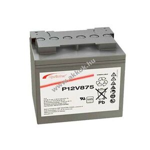 Exide Sprinter P12V875 12V 41000mAh M6 csavaros saru akku AGM ólom-zselés kép