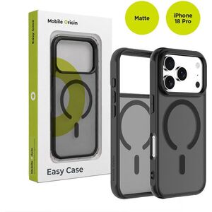 Mobile Origin Easy Case Black iPhone 18 Pro matt fekete MagSafe tok kép
