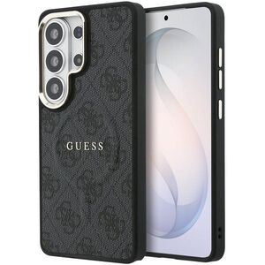 Guess PU Leather 4G Gold Frame Magnetic Samsung Galaxy S26 Ultra fekete tok kép