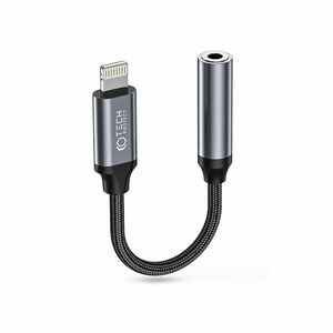 Tech-Protect Villámadapter Mini Aljzathoz 3, 5 Mm-Es Fekete Kábel kép