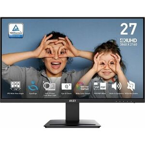 MSI 27" MP273U Business PRO 16: 9 UHD IPS LED Monitor 60Hz - Fekete kép