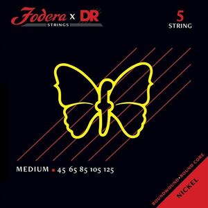 DR Strings Fodera Nickel 5 Medium 45125 kép