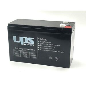 Ólom akku UPS POWER MC7.5-12(12V7.5Ah/20H) F2 12V 7, 5ah helyettesíti 12v 7ah 12V 7, 2ah kép