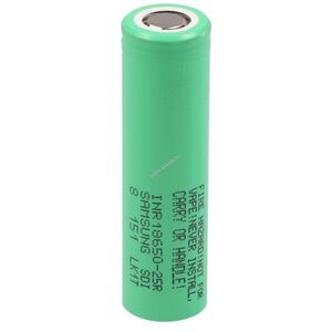 Samsung INR18650-25R 3, 7V 2500mAh akku Li-ion kép