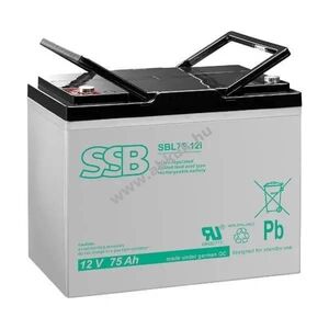 SSB SBL75-12i 12V 75Ah AGM és ólom-zselés kép
