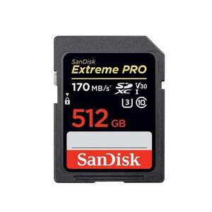 Sandisk 121598, sdxc extreme pro kártya 512gb, 200/140 mb/s , uhs... kép