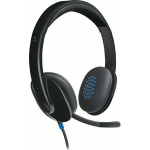 Logitech 981-000480 Fejhallgató 2.0 - H540 USB Mikrofonos, Fekete kép