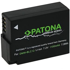 PATONA Panasonic DMW-BLC12 E kompatibilis, 1100 mAh, Li-Ion Premium kép