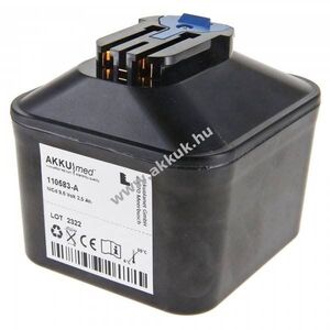 Helyettesítő akku Stryker System 6 Type 6215 6215-000-000 9, 6V 2, 5Ah orvostechnikai NiCd kép