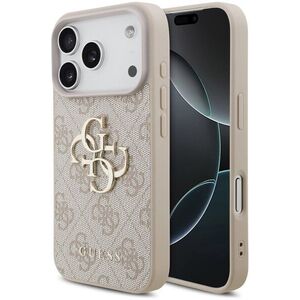 Guess PU 4G Metal Logo iPhone 18 Pro rózsaszín tok kép