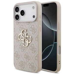 Guess PU 4G Metal Logo iPhone 18 Pro Max rószaszín tok kép