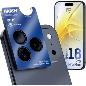 3MK HARDY Sapphire Lens Apple iPhone 18 Pro / 18 Pro Max kameravédő fólia kép